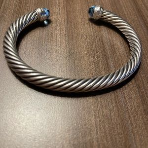 David Yurman 7mm Blue Topaz Bracelet